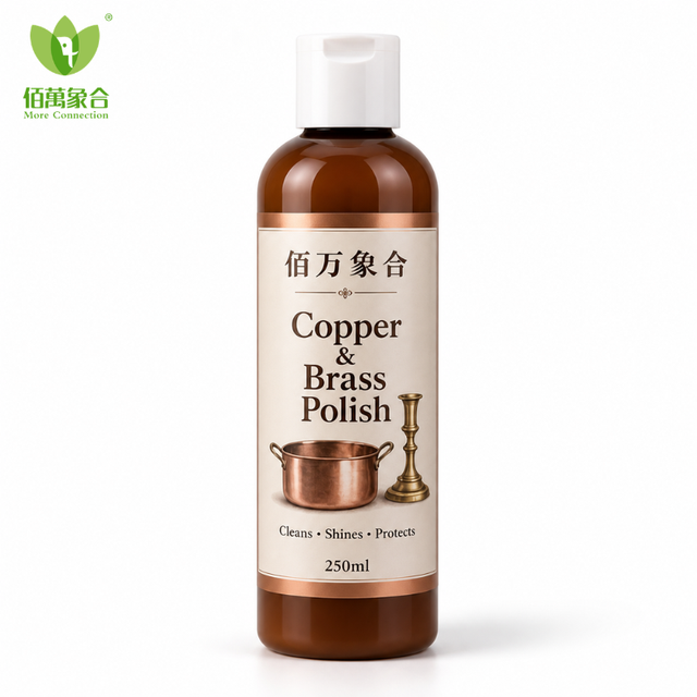 Copper & Brass Polish – น้ำยาขจัดคราบหมองแบบไม่ขัดสีและน้ำยาขัดโลหะป้องกันสำหรับทองแดงและทองเหลืองที่ไม่เคลือบ